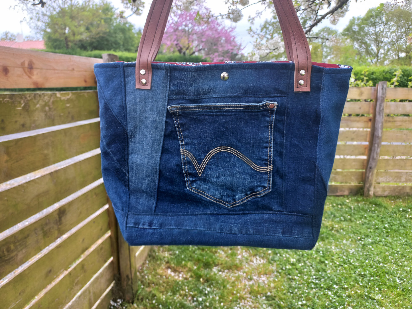 Sac cabas en jeans