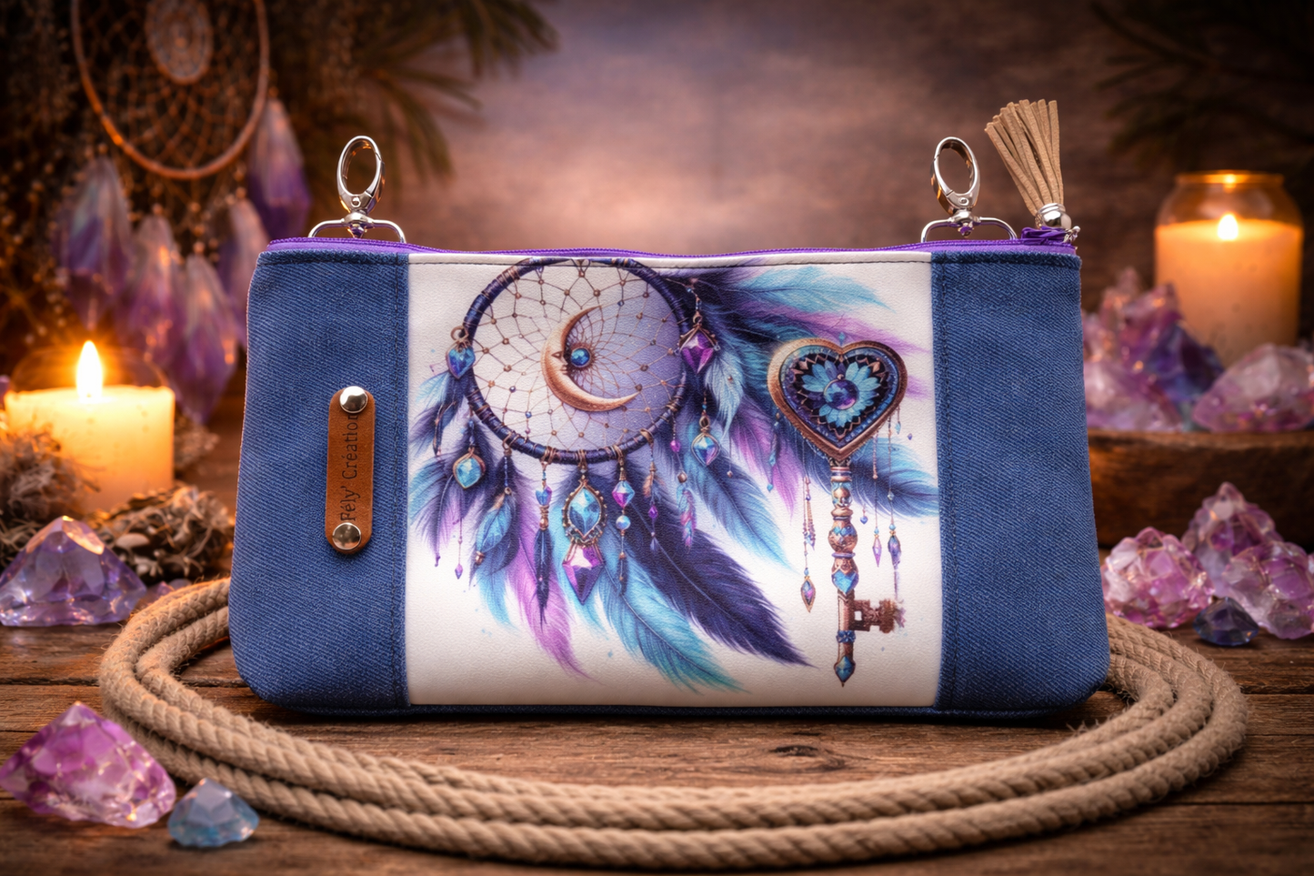 Mini pochette clé du bonheur
