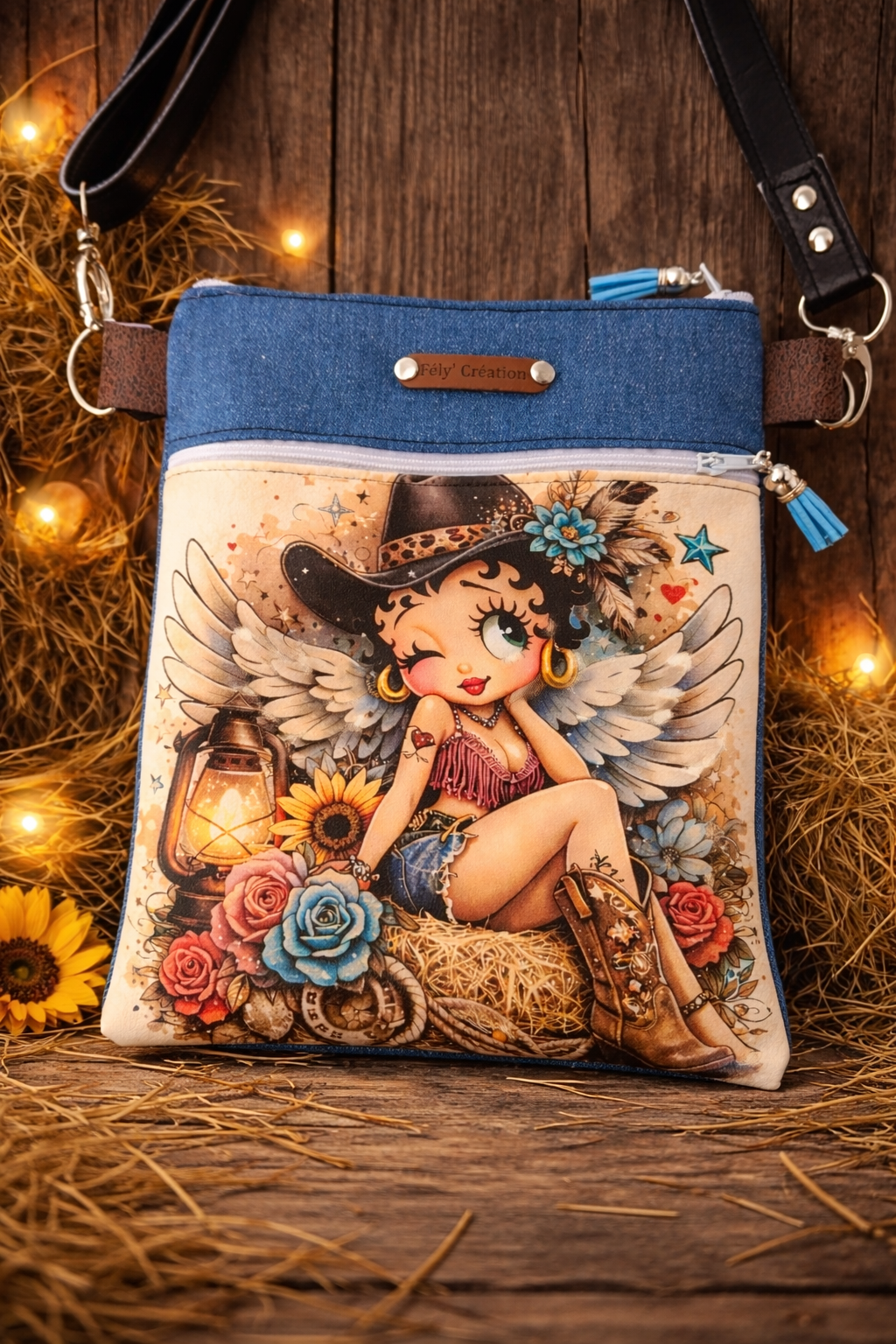 Pochette Nomade Betty Boop lanterne