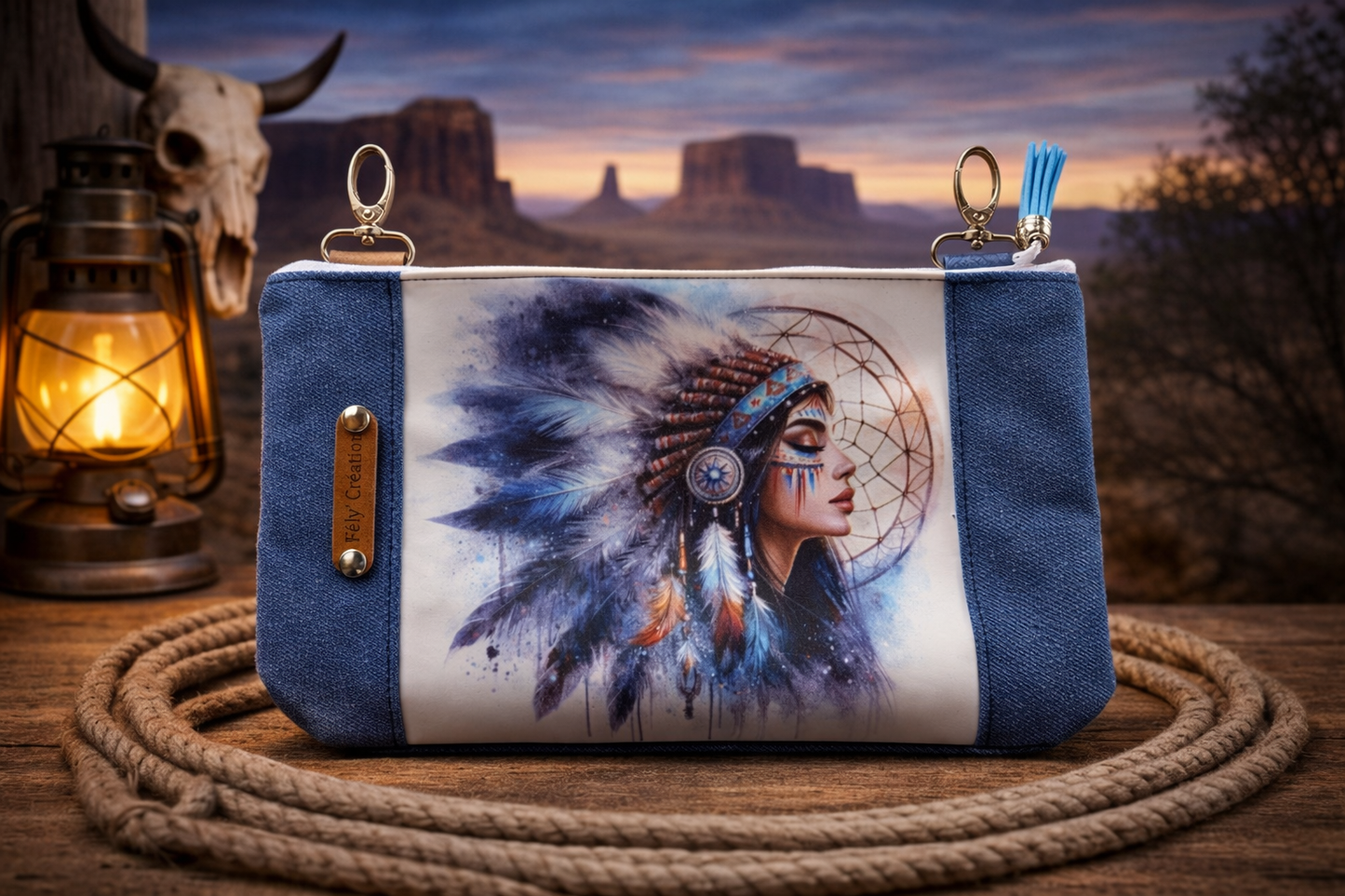 Mini pochette indien