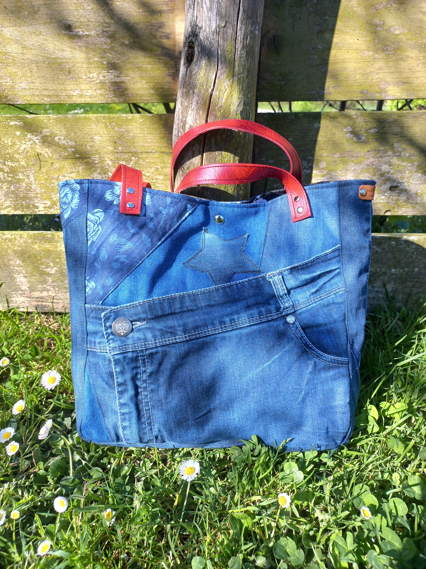 Sac cabas jeans