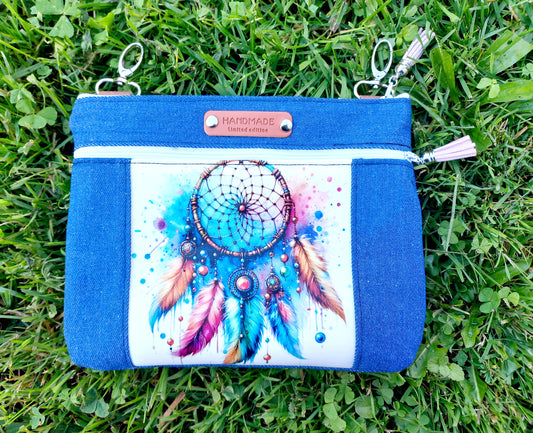 Mini pochette attrape-rêves coloré