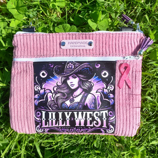 Mini pochette Lilly WEST Octobre Rose