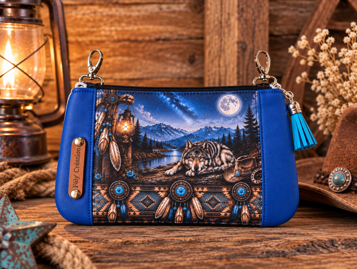 Mini pochette a accrocher aux jeans