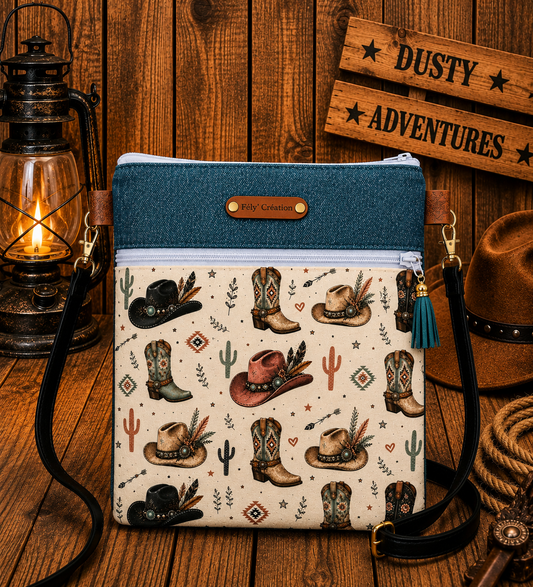 Pochette Nomade Bottes ethnique