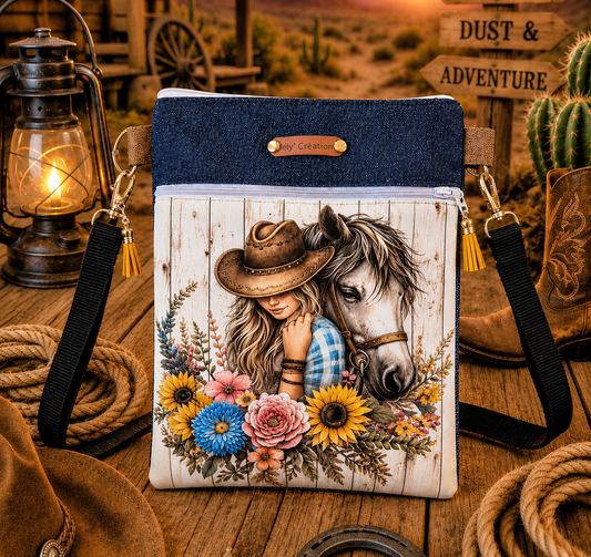 Pochette Nomade fille et cheval
