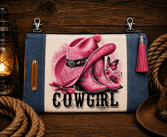 Mini pochette Cowgirl Rose